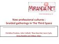 New professional cultures : braided gatherings in The Third Space PowerPoint PPT Presentation