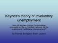 Keyness theory of involuntary unemployment PowerPoint PPT Presentation