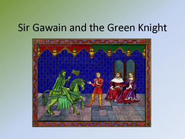 Sir Gawain and the Green Knight