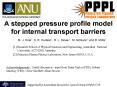 A stepped pressure profile model for internal transport barriers PowerPoint PPT Presentation