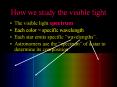 How we study the visible light PowerPoint PPT Presentation