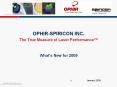 OPHIR-SPIRICON INC. The True Measure of Laser Performance PowerPoint PPT Presentation
