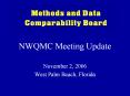 NWQMC Meeting Update PowerPoint PPT Presentation