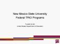 New Mexico State University PowerPoint PPT Presentation