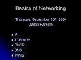 Basics of Networking PowerPoint PPT Presentation