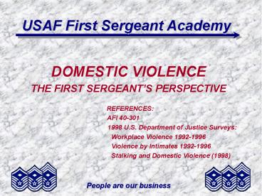 USAF First Sergeant Academy