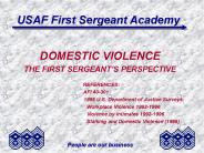 USAF First Sergeant Academy