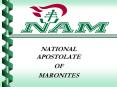 NATIONAL APOSTOLATE PowerPoint PPT Presentation