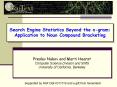 Search Engine Statistics Beyond the ngram: Application to Noun Compound Bracketing PowerPoint PPT Presentation