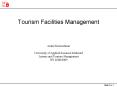 Tourism Facilities Management PowerPoint PPT Presentation