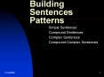 Building Sentences Patterns PowerPoint PPT Presentation