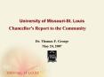 University of MissouriSt' Louis PowerPoint PPT Presentation