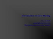 Introduction to Data Mining