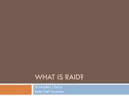 What is RaID?