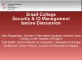 Small College Security PowerPoint PPT Presentation