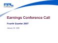 Earnings Conference Call PowerPoint PPT Presentation