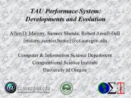 Allen D. Malony, Sameer Shende, Robert Ansell-Bell