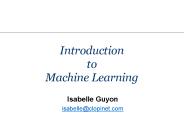 Introduction to Machine Learning
