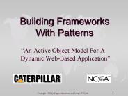 Building Frameworks With Patterns