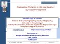 Engineering Education in this new Model of European Development PowerPoint PPT Presentation
