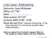 Link Layer Addressing