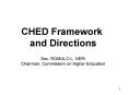 CHED Framework PowerPoint PPT Presentation