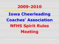 Iowa Cheerleading Coaches PowerPoint PPT Presentation