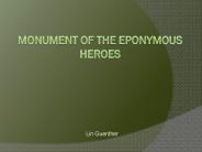 Monument of the Eponymous Heroes