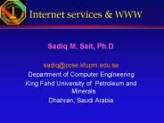 Internet services