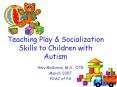 Teaching Play PowerPoint PPT Presentation