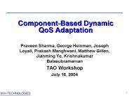Component-Based Dynamic QoS Adaptation