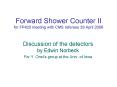 Forward Shower Counter II for FP420 meeting with CMS referees 28 April 2008 PowerPoint PPT Presentation