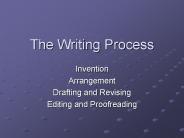 The Writing Process