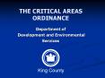 THE CRITICAL AREAS ORDINANCE PowerPoint PPT Presentation