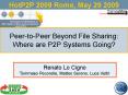 PeertoPeer Beyond File Sharing: Where are P2P Systems Going PowerPoint PPT Presentation
