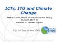 ICTs, ITU and Climate Change PowerPoint PPT Presentation