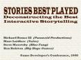 Deconstructing the Best Interactive Storytelling PowerPoint PPT Presentation