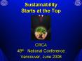 Sustainability Starts at the Top PowerPoint PPT Presentation