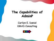 The Capabilities of AdminP