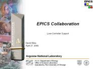 EPICS Collaboration