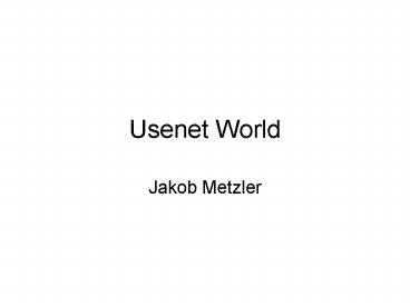 Usenet World