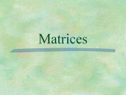 Matrices