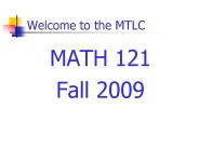 Welcome to the MTLC