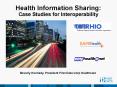 Health Information Sharing: Case Studies for Interoperability PowerPoint PPT Presentation