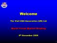 Welcome The Visit USA Association UK Ltd World Travel Market Briefing 9th November 2009 PowerPoint PPT Presentation