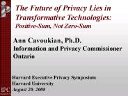 Ann Cavoukian, Ph'D'