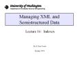 Managing XML and Semistructured Data PowerPoint PPT Presentation