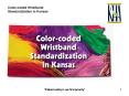 Colorcoded Wristband Standardization in Kansas PowerPoint PPT Presentation
