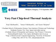 Very Fast Chip-level Thermal Analysis