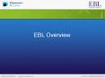 EBL Overview PowerPoint PPT Presentation